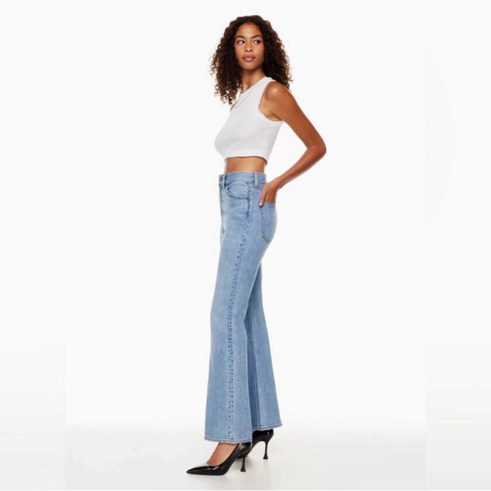Denim Forum Marlene 60s high rise flare 26 30L
